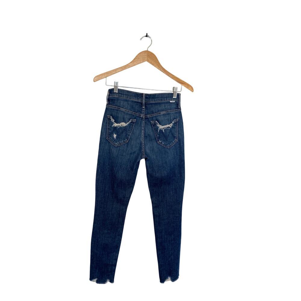 MOTHER The Stunner Chew In Off Duty Dark Blue Wash - Picture 7 of 14